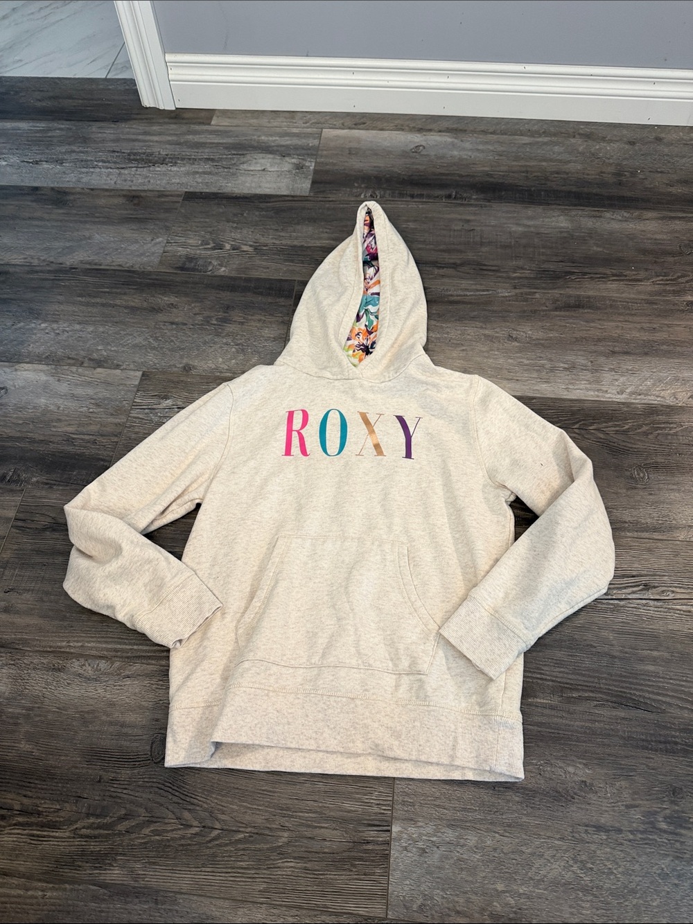 Roxy Hooded Pullover Sweatshirt - Not a Sweater Subcategory Fit